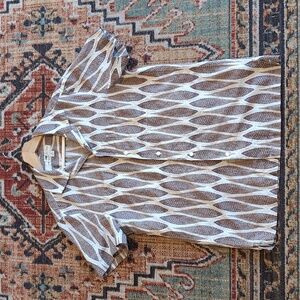 J Crew Cotton-Linen Camp Collar Shirt